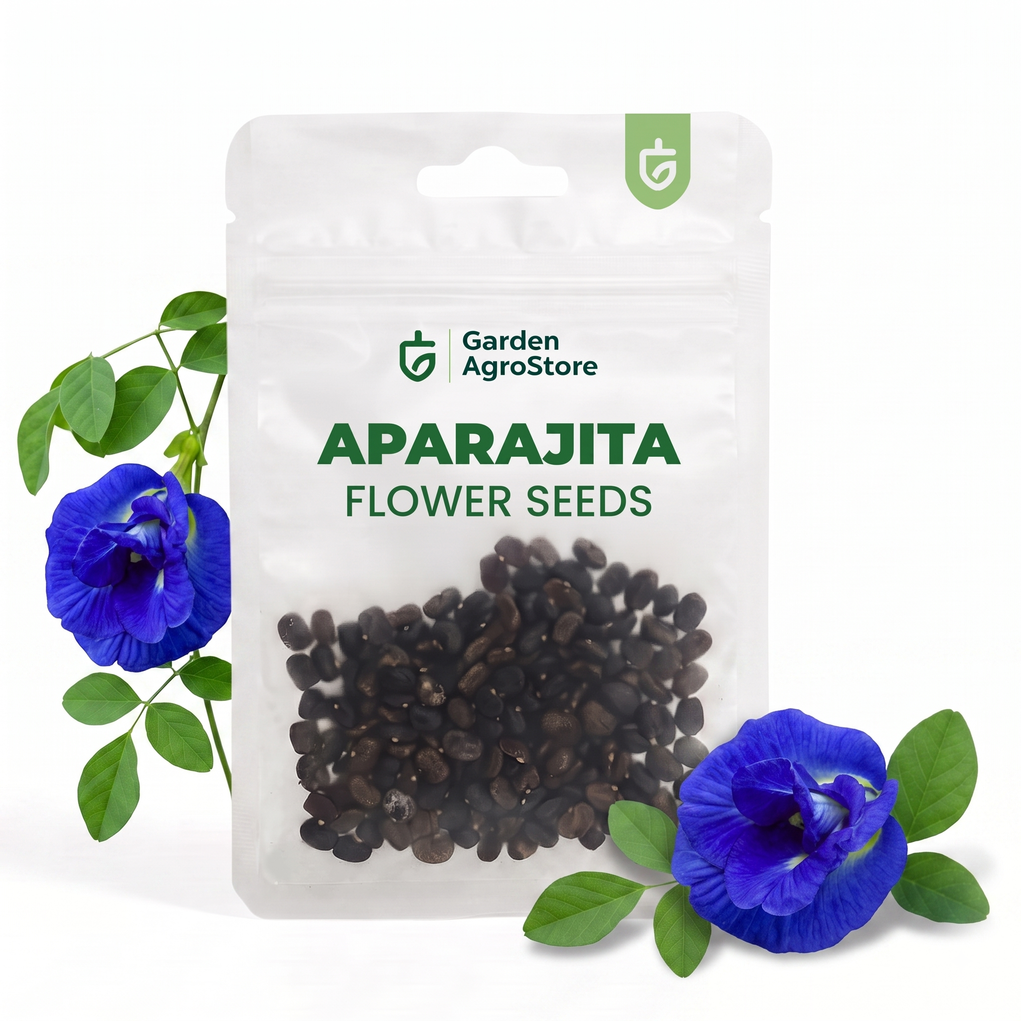 Aparajita (Clitoria Ternatea) Flower Seeds - 150 Seeds per Packet