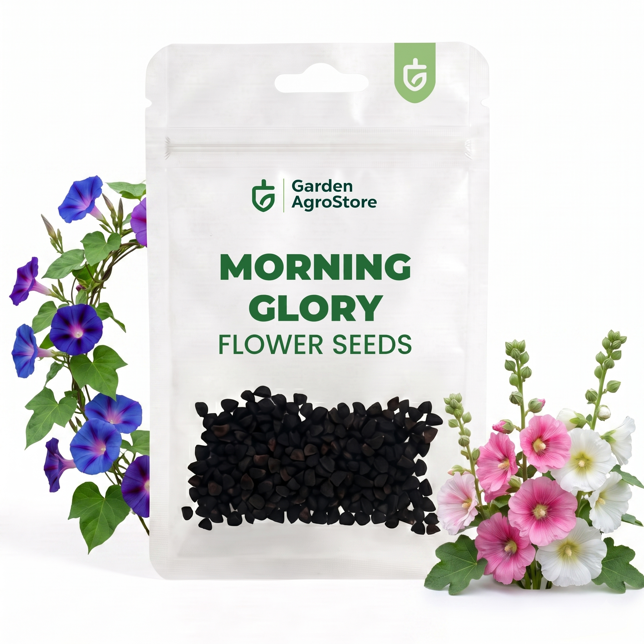 Morning Glory Flower Seeds - 175 Seeds per Packet