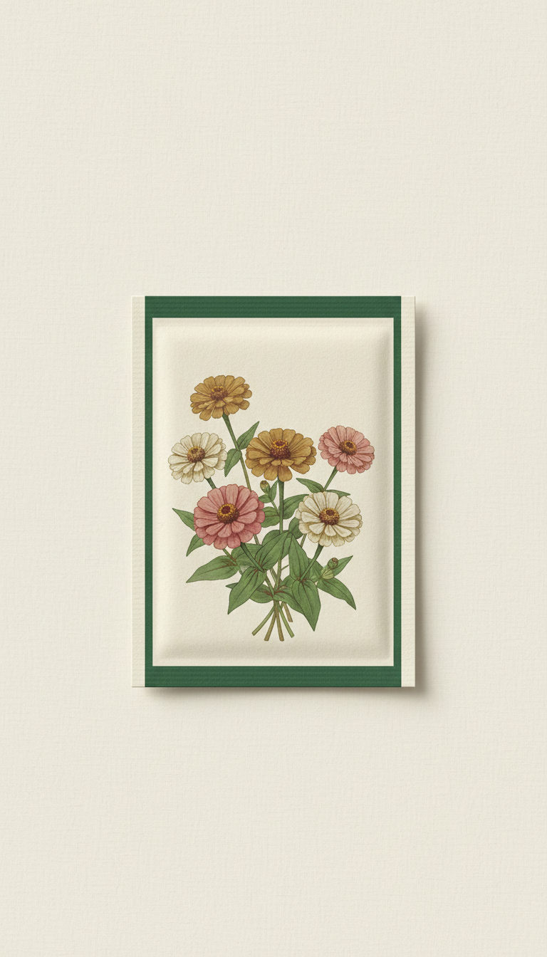 Zinnia Seeds Long-Blooming Jewel Mix