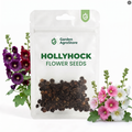 Hollyhock Flower Seeds - 110 Seeds per Packet by Garden AgroStore